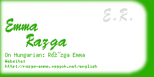 emma razga business card